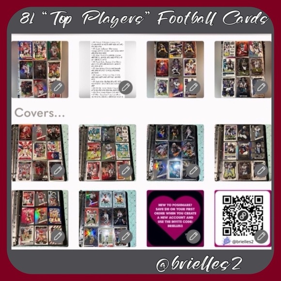 81 Cards LOT 5 🏈 2023 Binder of 81 NFL Football Cards, Includes Rookies & Prizm - Picture 1 of 13
